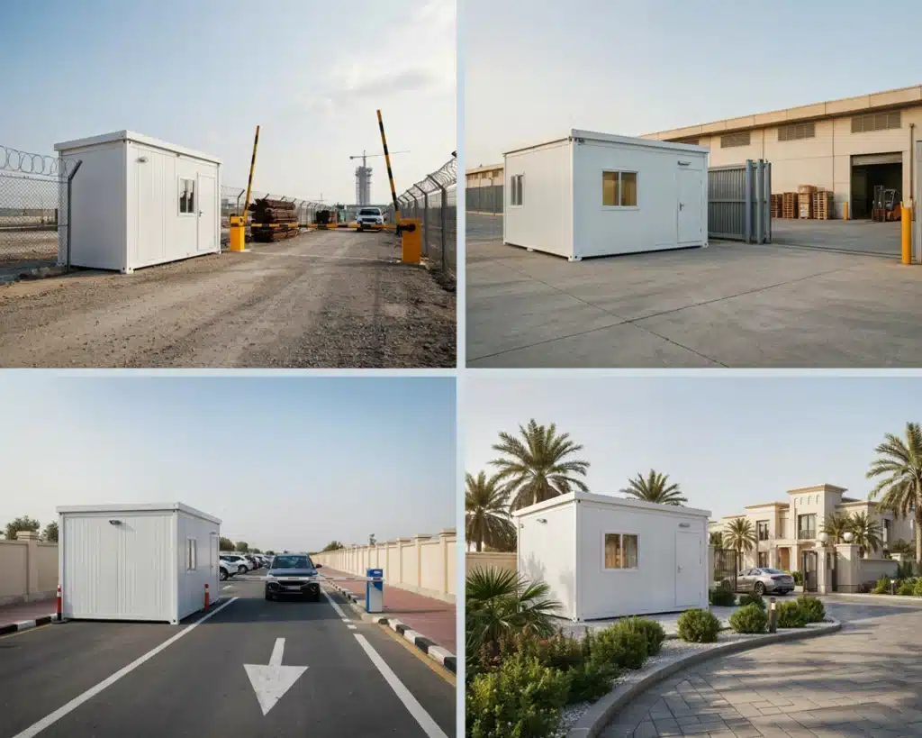 Security Cabin Applications in Dubai the UAE
